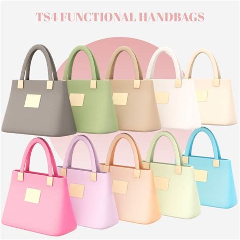 functional purse sims 4|functional handbags sims 4.